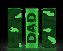 Load image into Gallery viewer, Dad Life Tumbler - Captivating Camo Design | Hot &amp; Cold Beverages | Spill-Free Lid &amp; Straw
