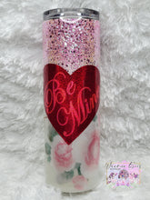 Load image into Gallery viewer, 30oz Epoxy &quot;Be Mine&quot; Glitter Tumbler | Valentine&#39;s Day Cup | Perfect Gift for Her | Gifts for Girlfriend Wife
