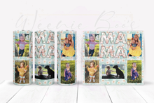 Load image into Gallery viewer, Personalized Photo Tumbler | Mama Blue Daisy Custom Picture Cup | Perfect Gift for Wife or Mom
